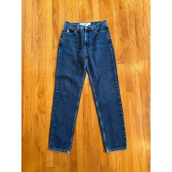 Guess Jeans Original Fit Vintage Classic High Waist Dark Wash Size 29 - Picture 1 of 7